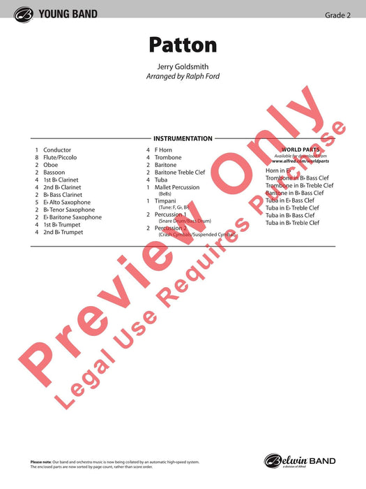 Patton 總譜 | 小雅音樂 Hsiaoya Music