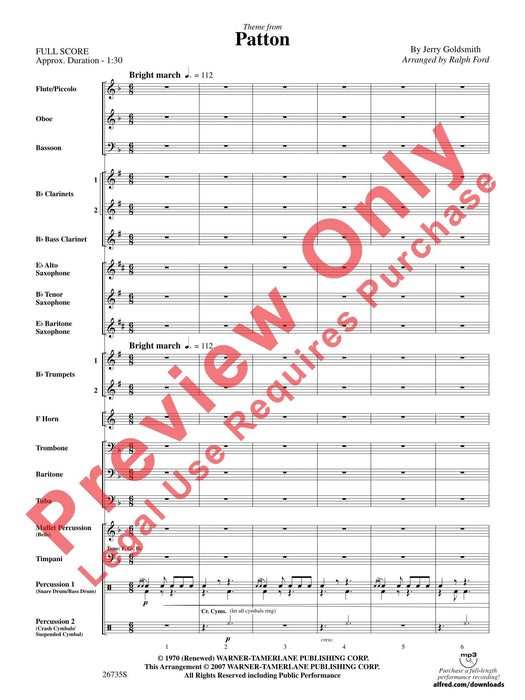 Patton 總譜 | 小雅音樂 Hsiaoya Music