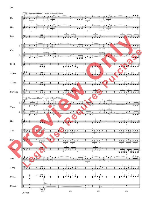 Superman Returns Featuring: Superman Theme / Can You Read My Mind? (Love Theme from Superman) / Memories / Rough Flight 主題 總譜 | 小雅音樂 Hsiaoya Music