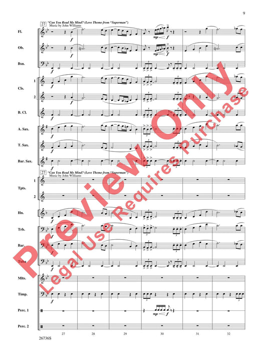 Superman Returns Featuring: Superman Theme / Can You Read My Mind? (Love Theme from Superman) / Memories / Rough Flight 主題 總譜 | 小雅音樂 Hsiaoya Music