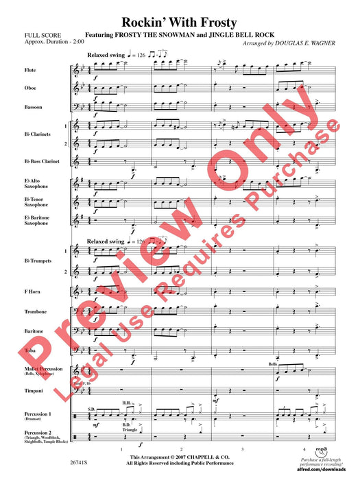Rockin' with Frosty Featuring: Frosty the Snowman / Jingle Bell Rock 總譜 | 小雅音樂 Hsiaoya Music