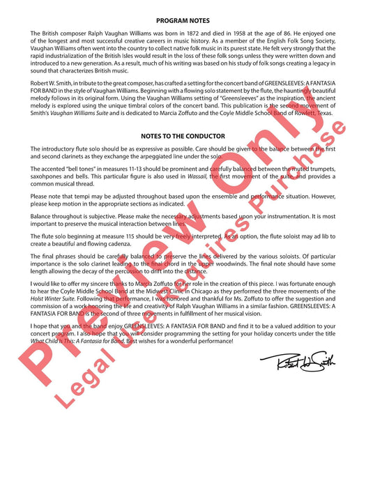 Greensleeves: A Fantasia for Band 綠袖子 幻想曲 | 小雅音樂 Hsiaoya Music