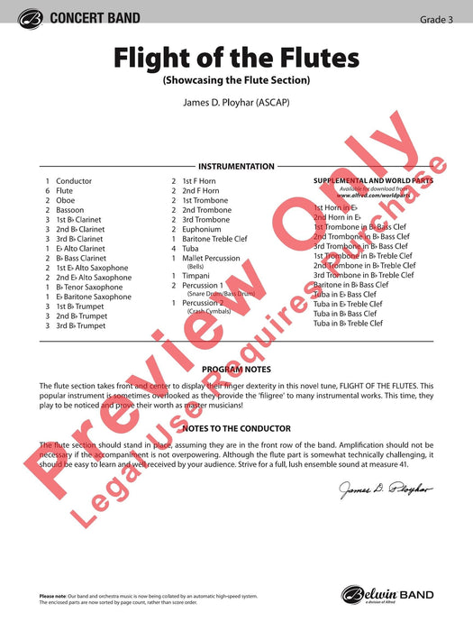 Flight of the Flutes Showcasing the Flute Section 長笛樂節 總譜 | 小雅音樂 Hsiaoya Music