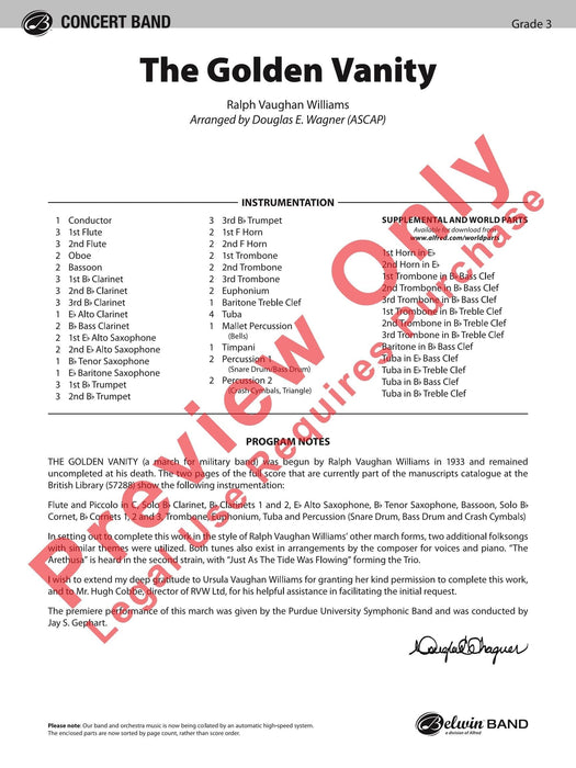 The Golden Vanity 總譜 | 小雅音樂 Hsiaoya Music