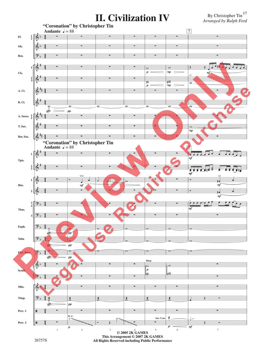 Video Games Live -- Part 1 Featuring: Halo / Civilization IV / Kingdom Hearts 總譜 | 小雅音樂 Hsiaoya Music