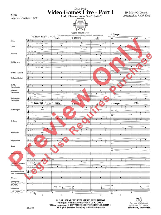 Video Games Live -- Part 1 Featuring: Halo / Civilization IV / Kingdom Hearts 總譜 | 小雅音樂 Hsiaoya Music