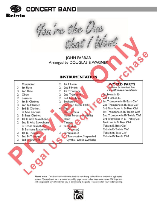 You're the One That I Want 總譜 | 小雅音樂 Hsiaoya Music