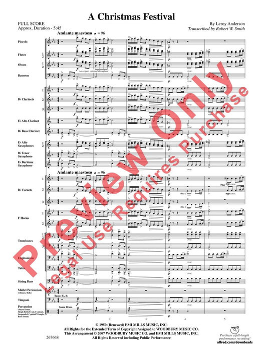 A Christmas Festival 總譜 | 小雅音樂 Hsiaoya Music