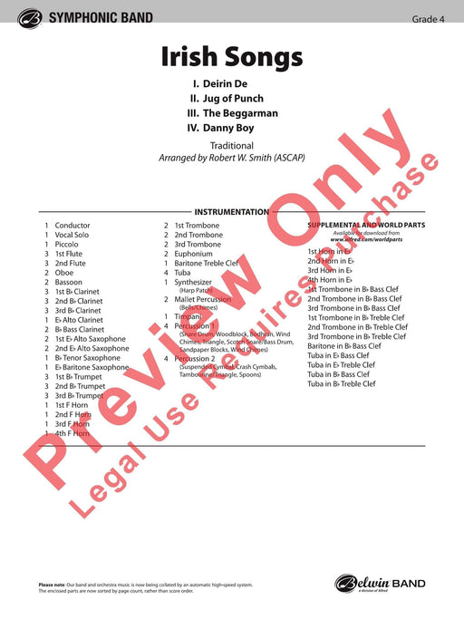 Irish Songs Instrumental or Vocal Solo 獨奏 總譜 | 小雅音樂 Hsiaoya Music