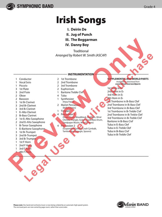 Irish Songs Instrumental or Vocal Solo 獨奏 總譜 | 小雅音樂 Hsiaoya Music