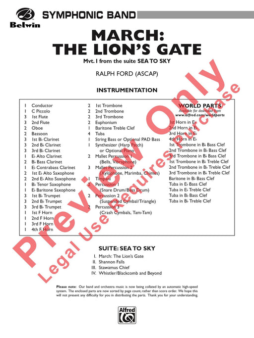 March: The Lion's Gate (Movement 1 from Sea to Sky) 進行曲 樂章 | 小雅音樂 Hsiaoya Music