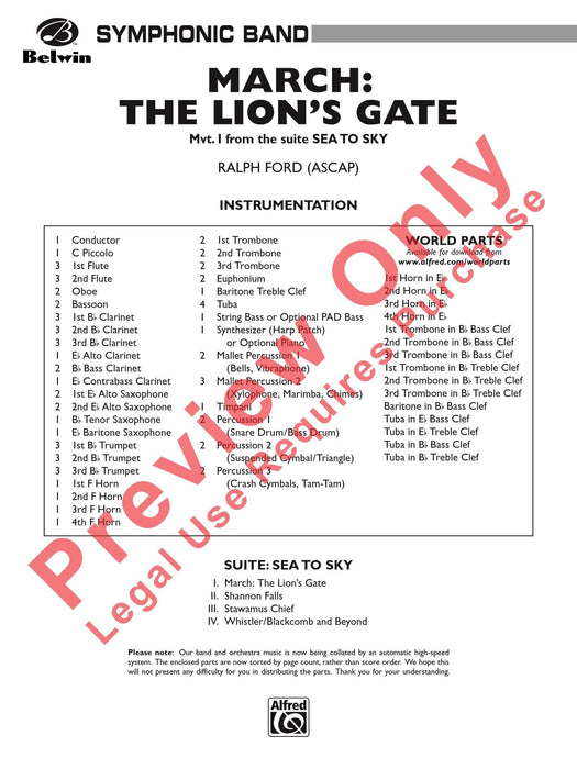 March: The Lion's Gate (Movement 1 from Sea to Sky) 進行曲 樂章 | 小雅音樂 Hsiaoya Music