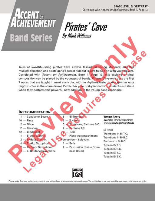 Pirates' Cave 總譜 | 小雅音樂 Hsiaoya Music