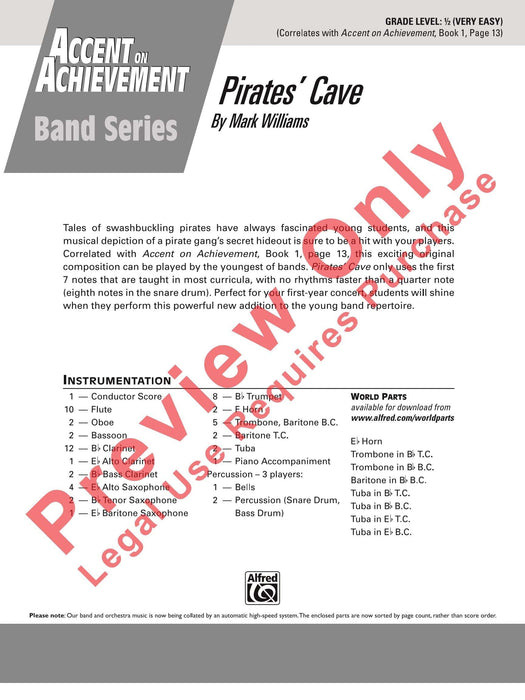 Pirates' Cave 總譜 | 小雅音樂 Hsiaoya Music