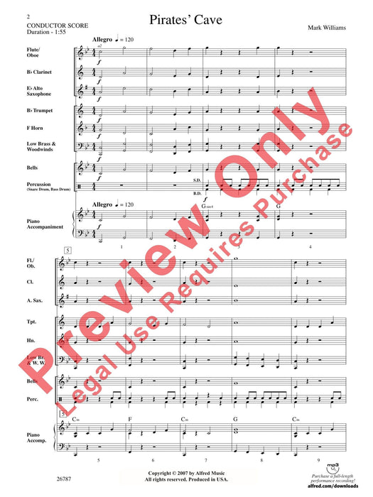 Pirates' Cave 總譜 | 小雅音樂 Hsiaoya Music