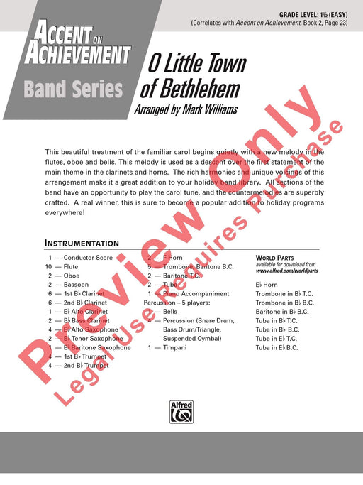 O Little Town of Bethlehem 伯利恆 總譜 | 小雅音樂 Hsiaoya Music