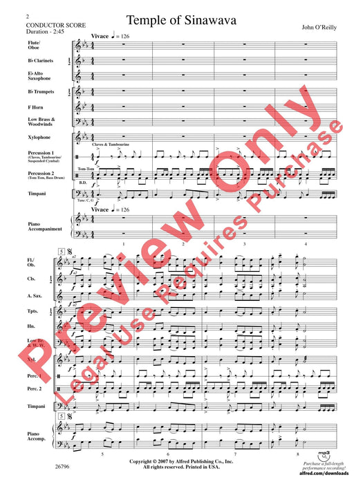 Temple of Sinawava 總譜 | 小雅音樂 Hsiaoya Music