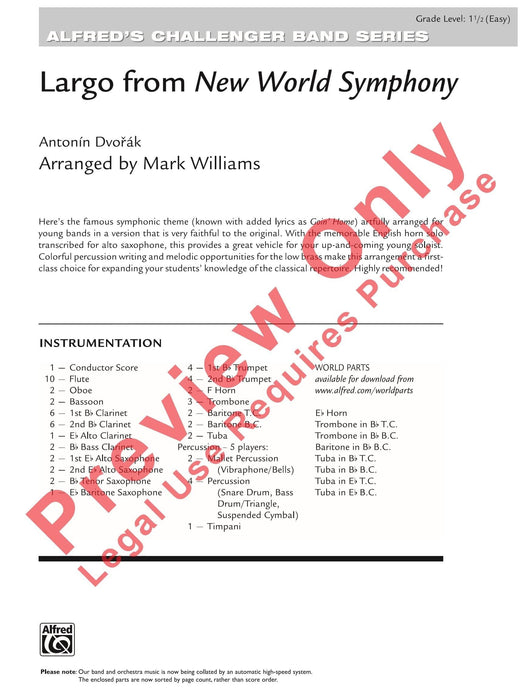 Largo from New World Symphony 德弗札克 交響曲 總譜 | 小雅音樂 Hsiaoya Music
