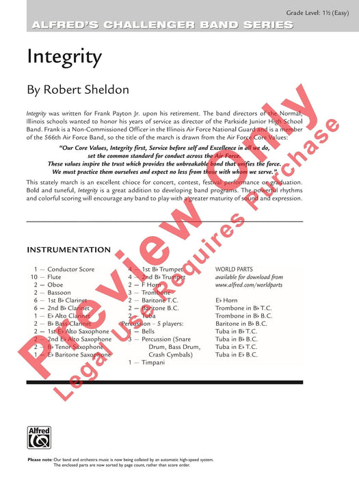 Integrity 總譜 | 小雅音樂 Hsiaoya Music