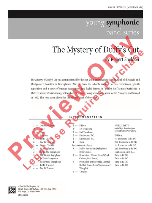 The Mystery of Duffy's Cut 神秘劇 總譜 | 小雅音樂 Hsiaoya Music