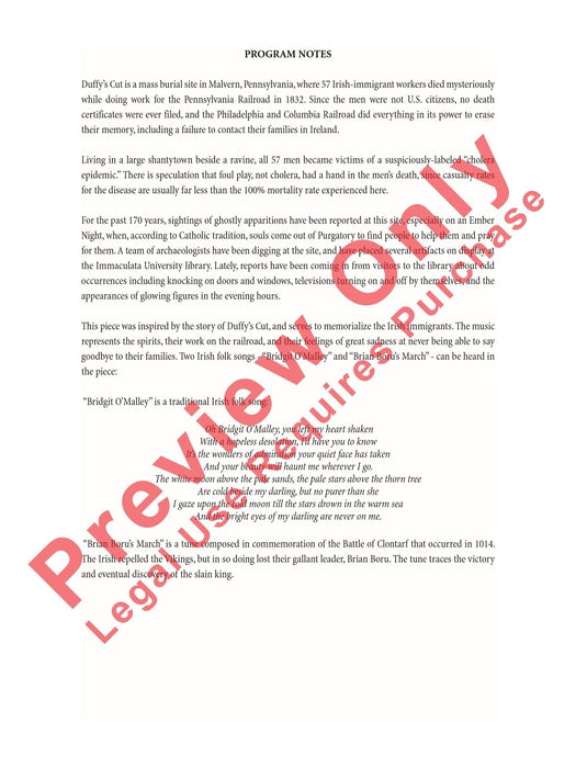 The Mystery of Duffy's Cut 神秘劇 總譜 | 小雅音樂 Hsiaoya Music