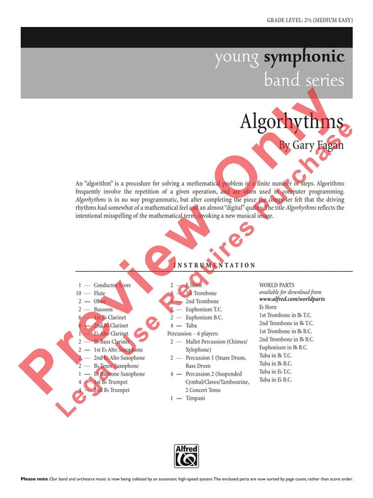 Algorhythms 節奏 總譜 | 小雅音樂 Hsiaoya Music