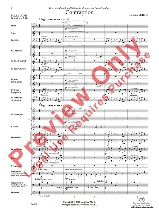 Contraption 總譜 | 小雅音樂 Hsiaoya Music