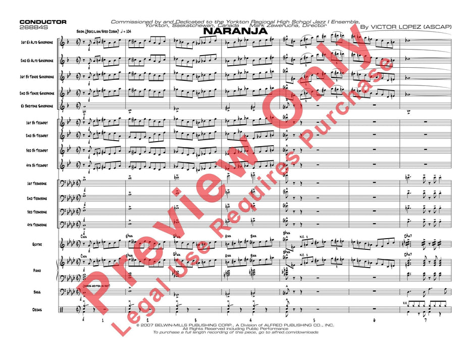 Naranja 總譜 | 小雅音樂 Hsiaoya Music