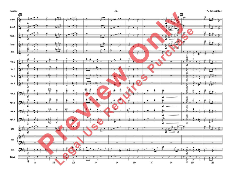 The Jitterbug Waltz 圓舞曲 總譜 | 小雅音樂 Hsiaoya Music