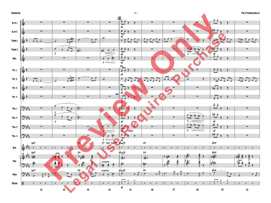 The Jitterbug Waltz 圓舞曲 總譜 | 小雅音樂 Hsiaoya Music