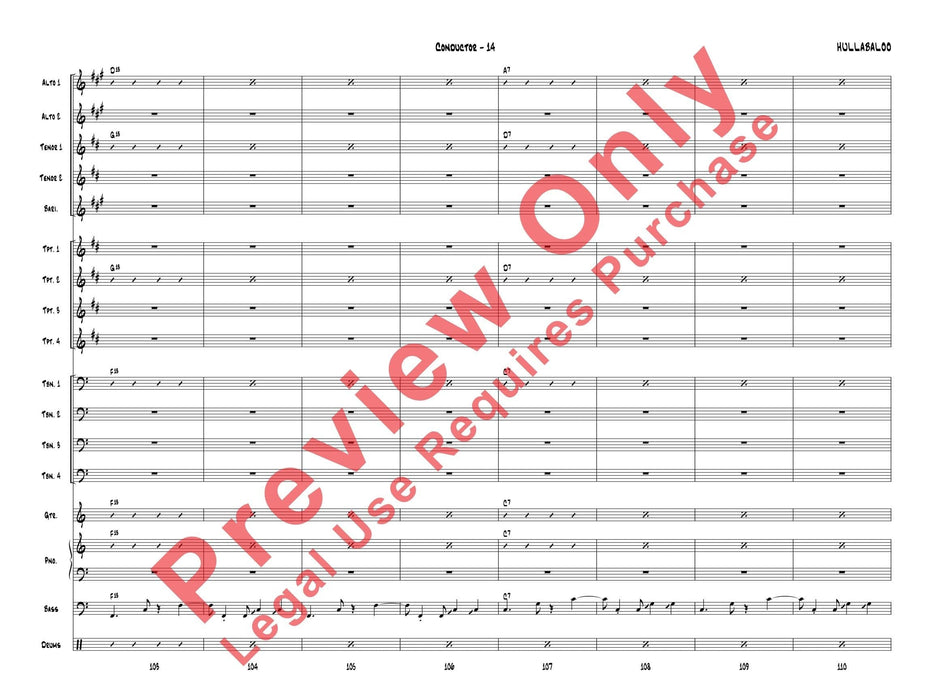 Hullabaloo 總譜 | 小雅音樂 Hsiaoya Music