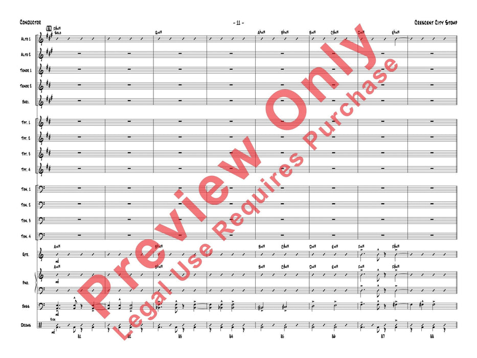 Crescent City Stomp 總譜 | 小雅音樂 Hsiaoya Music