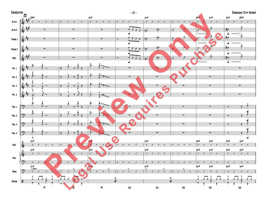 Crescent City Stomp 總譜 | 小雅音樂 Hsiaoya Music