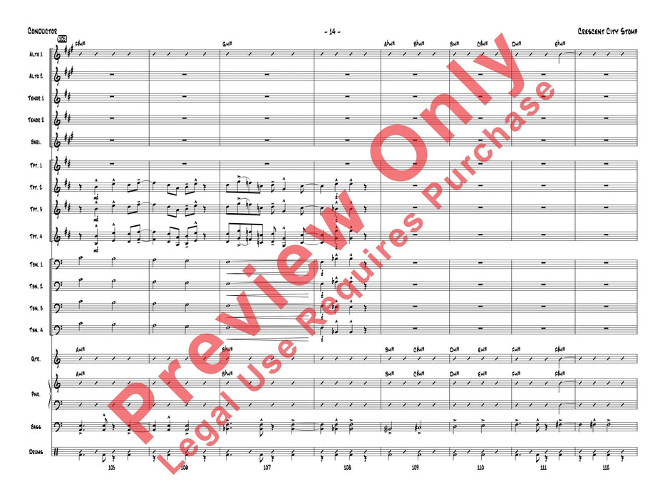 Crescent City Stomp 總譜 | 小雅音樂 Hsiaoya Music