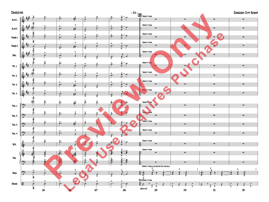 Crescent City Stomp 總譜 | 小雅音樂 Hsiaoya Music