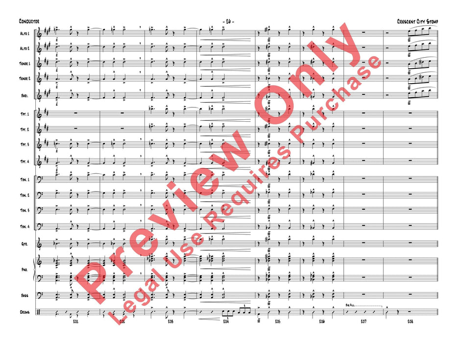 Crescent City Stomp 總譜 | 小雅音樂 Hsiaoya Music