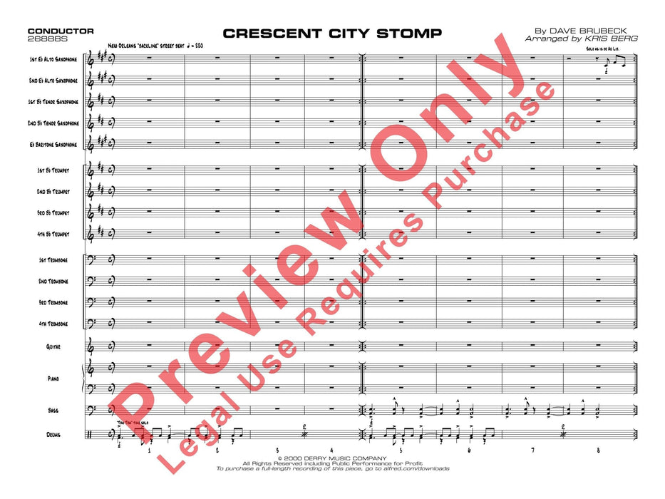 Crescent City Stomp 總譜 | 小雅音樂 Hsiaoya Music