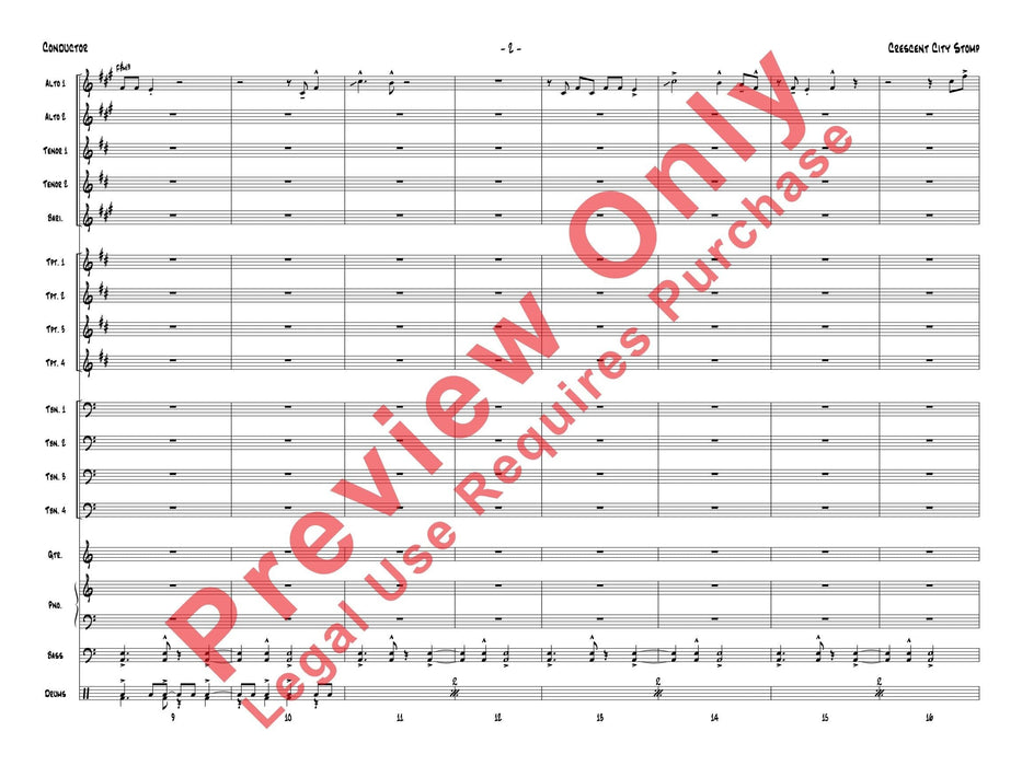 Crescent City Stomp 總譜 | 小雅音樂 Hsiaoya Music