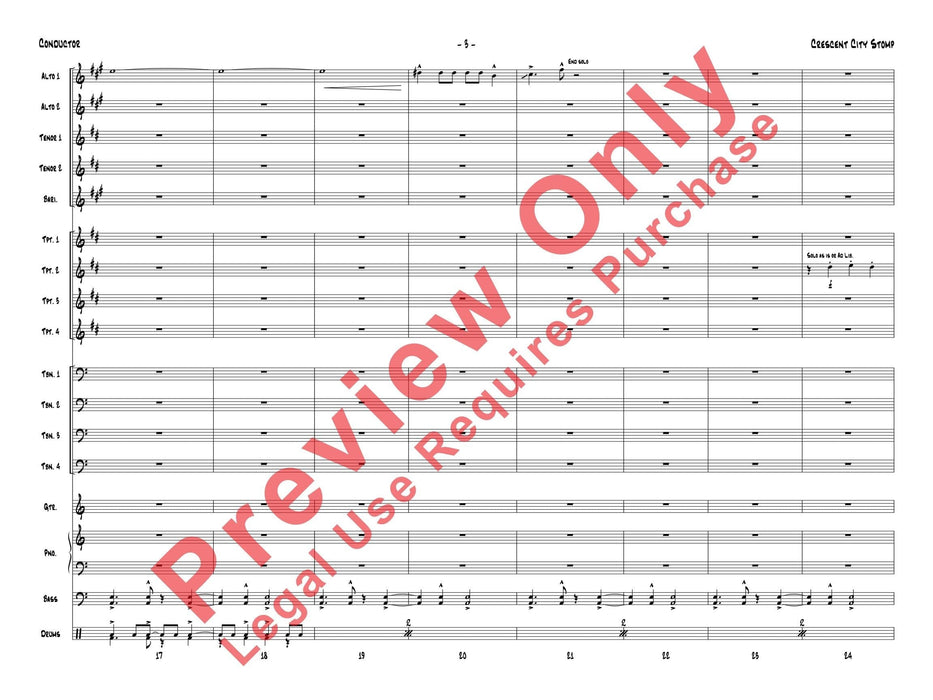 Crescent City Stomp 總譜 | 小雅音樂 Hsiaoya Music