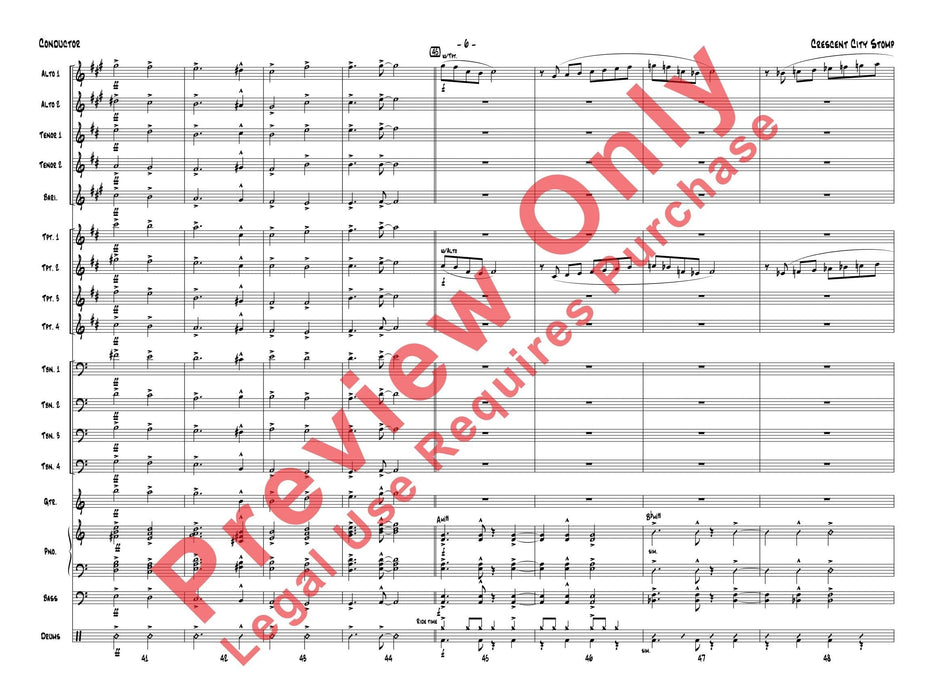 Crescent City Stomp 總譜 | 小雅音樂 Hsiaoya Music