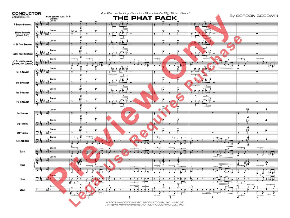 The Phat Pack 總譜 | 小雅音樂 Hsiaoya Music