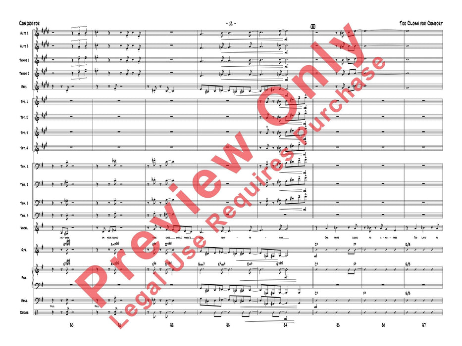 Too Close for Comfort 總譜 | 小雅音樂 Hsiaoya Music