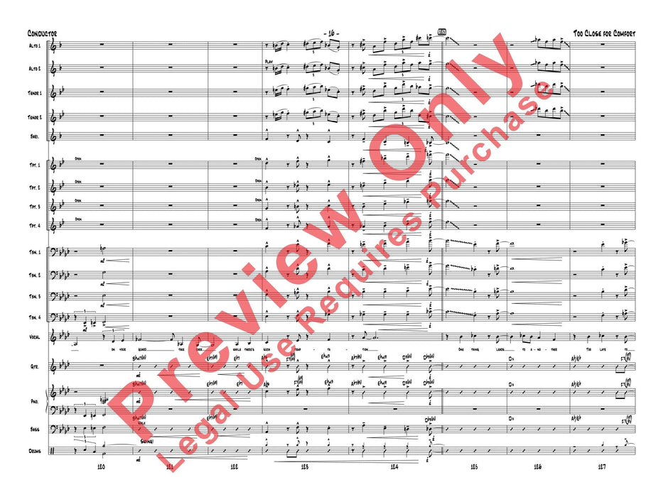 Too Close for Comfort 總譜 | 小雅音樂 Hsiaoya Music