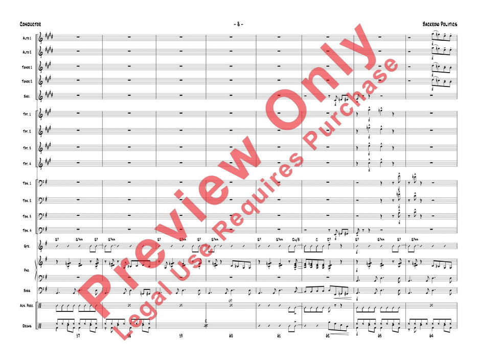 Backrow Politics 總譜 | 小雅音樂 Hsiaoya Music