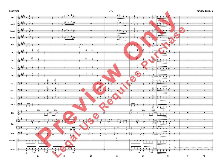 Backrow Politics 總譜 | 小雅音樂 Hsiaoya Music