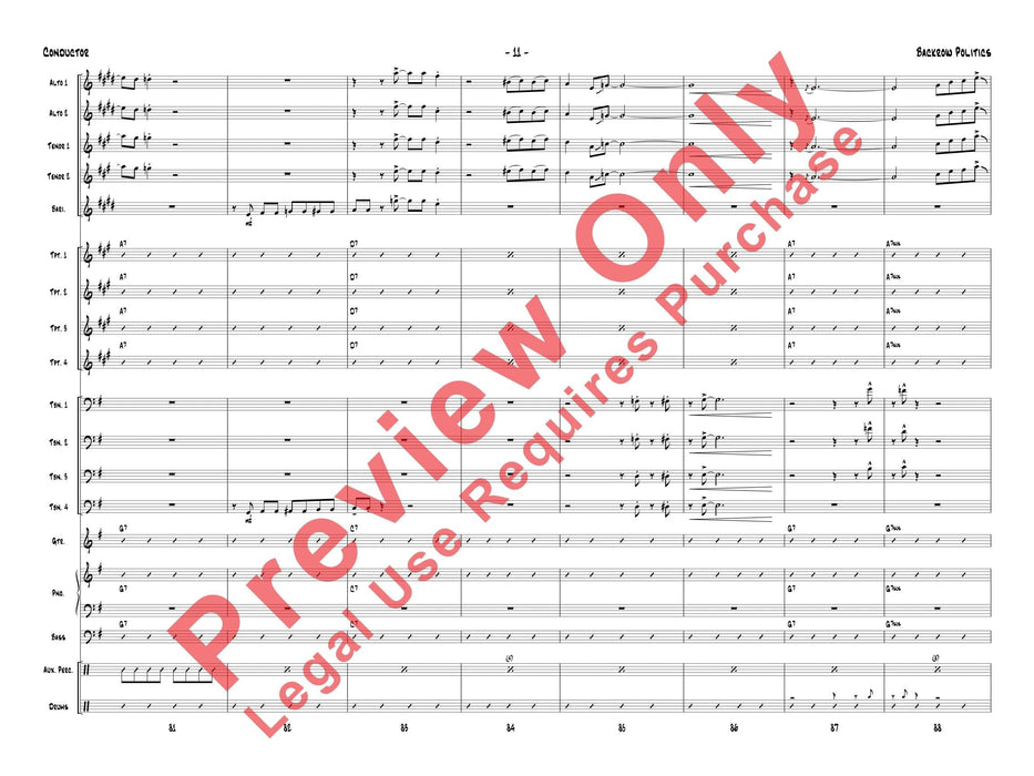 Backrow Politics 總譜 | 小雅音樂 Hsiaoya Music