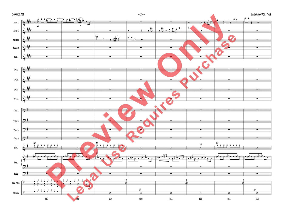 Backrow Politics 總譜 | 小雅音樂 Hsiaoya Music