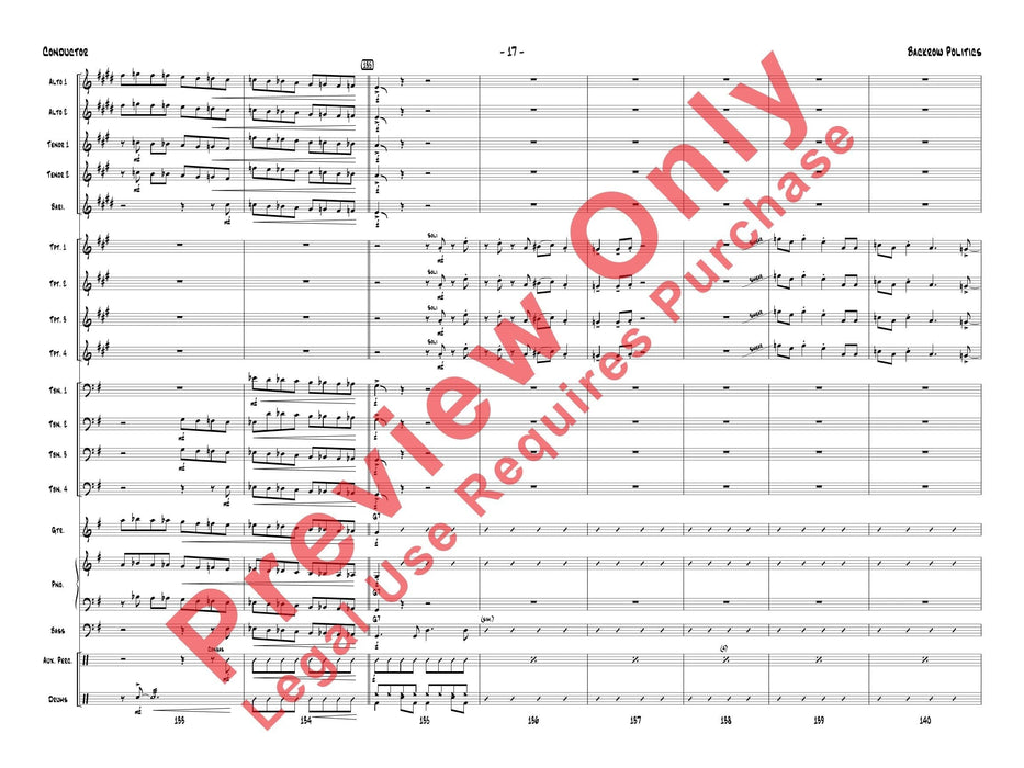 Backrow Politics 總譜 | 小雅音樂 Hsiaoya Music