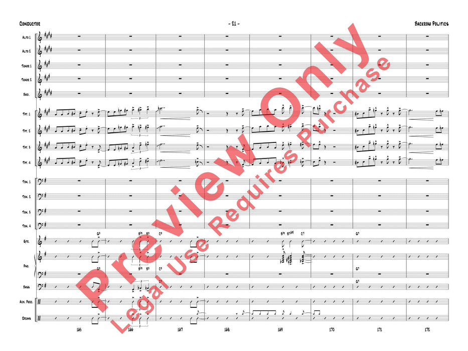 Backrow Politics 總譜 | 小雅音樂 Hsiaoya Music