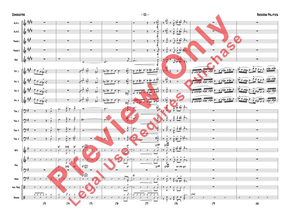 Backrow Politics 總譜 | 小雅音樂 Hsiaoya Music